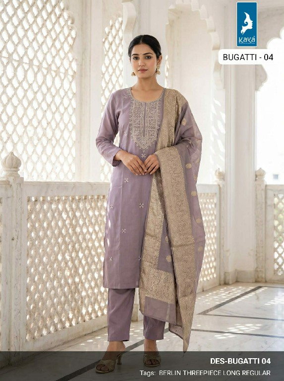 KAYA BUGATTI WHOLESALE READYMADE BERLIN PRETTY LOOK 3 PCS SUITS FOR EXPORT