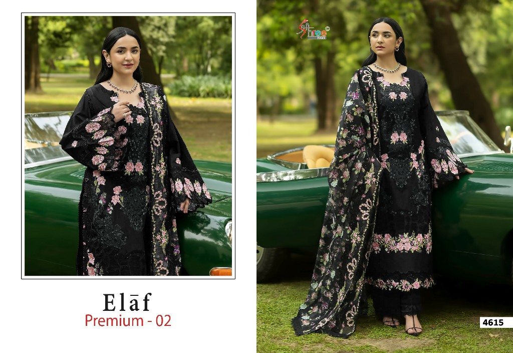 SHREE FABS ELAF PREMIUM VOL 2 WHOLESALE PURE COTTON HEAVY EMBROIDERED UNSTITCH SALWAR KAMEEZ SUPPLIER