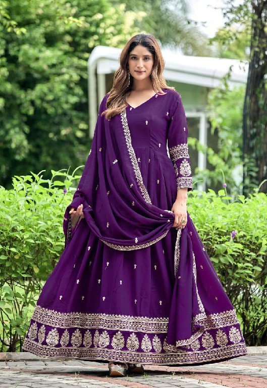 TWISHA SPARSHY 7-8 WHOLESALE READYMADE ART SILK DESIGNER FESTIVE WEAR GOWN WITH DUPATTA FOR WOMEN ONLINE