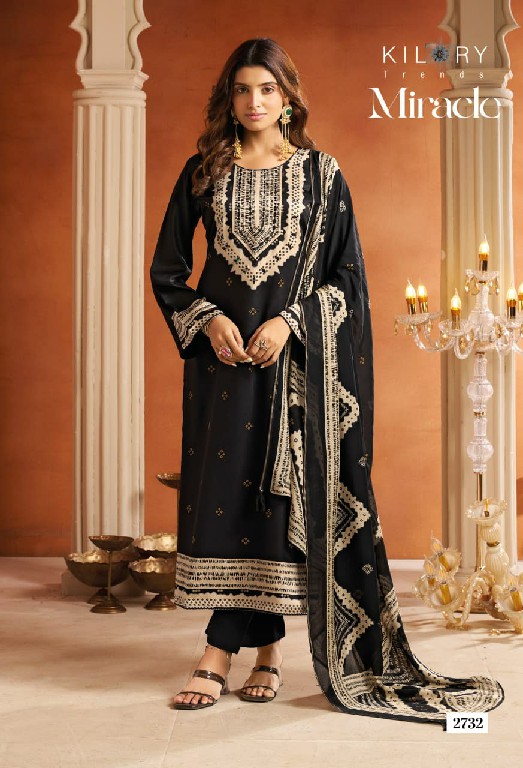 KILORY TRENDS MIRACLE WHOLESALE PURE GAJJI SILK WITH MIRROR HAND WORK UNSTITCH SALWAR SUITS EXPORTER