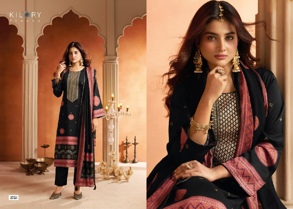 KILORY TRENDS TOHFA WHOLESALE PURE GAJJI SILK FESTIVE LOOK UNSTITCH SALWAR SUITS SUPPLIER