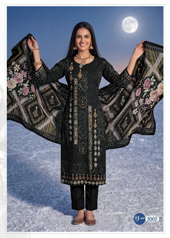 RAHI FAB RISING GOLD VOL 3 WHOLESALE READYMADE PURE COTTON BEAUTIFUL WORK 3 PCS SUITS FOR EXPORT