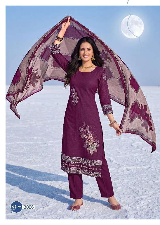 RAHI FAB RISING GOLD VOL 3 WHOLESALE READYMADE PURE COTTON BEAUTIFUL WORK 3 PCS SUITS FOR EXPORT