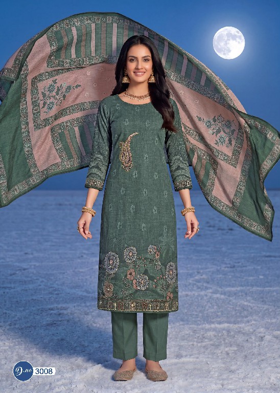 RAHI FAB RISING GOLD VOL 3 WHOLESALE READYMADE PURE COTTON BEAUTIFUL WORK 3 PCS SUITS FOR EXPORT