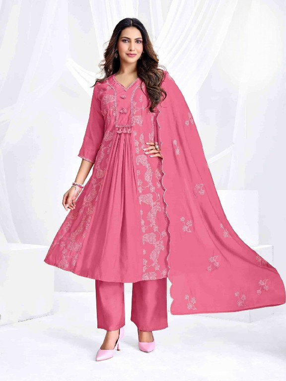 TEXTILEDEAL MADHUBALA WHOLESALE READYMADE MUL CHANDERI ETHNIC WEAR 3 PCS SUITS EXPORTER