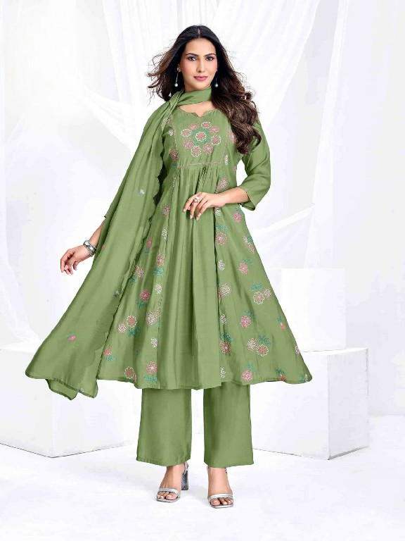 TEXTILEDEAL MADHUBALA WHOLESALE READYMADE MUL CHANDERI ETHNIC WEAR 3 PCS SUITS EXPORTER
