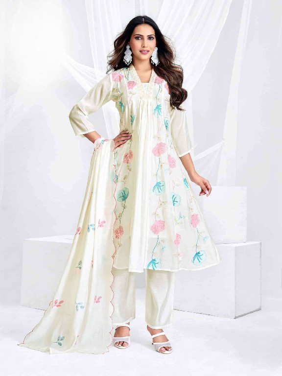 TEXTILEDEAL MADHUBALA WHOLESALE READYMADE MUL CHANDERI ETHNIC WEAR 3 PCS SUITS EXPORTER