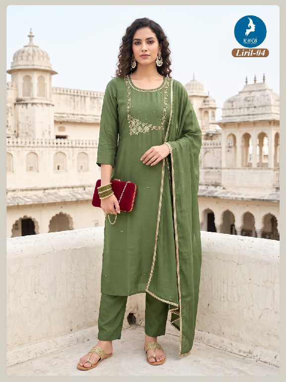 KAYA LIRIL WHOLESALE READYMADE MULL CHANDERI BIG SIZE CLASSIC STRAIGHT CUT 3 PCS SUITS SUPPLIER