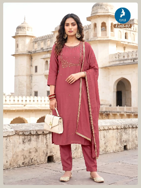 KAYA LIRIL WHOLESALE READYMADE MULL CHANDERI BIG SIZE CLASSIC STRAIGHT CUT 3 PCS SUITS SUPPLIER
