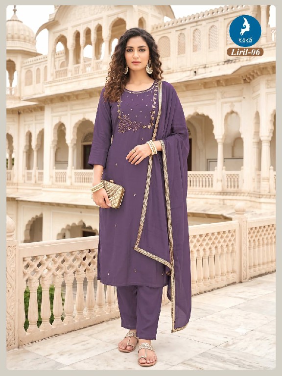 KAYA LIRIL WHOLESALE READYMADE MULL CHANDERI BIG SIZE CLASSIC STRAIGHT CUT 3 PCS SUITS SUPPLIER