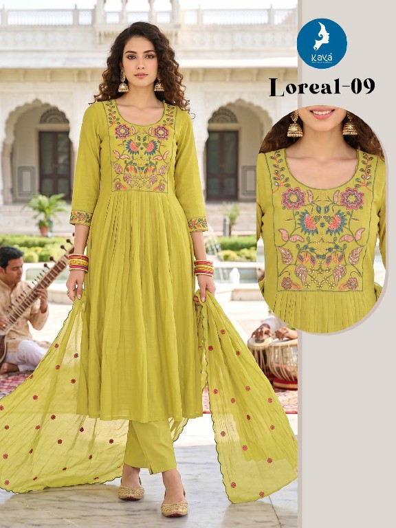 KAYA LOREAL WHOLESALE READYMADE MULL CHANDERI BIG SIZE STUNNING LOOK 3 PCS COMBO SET SUITS ONLINE
