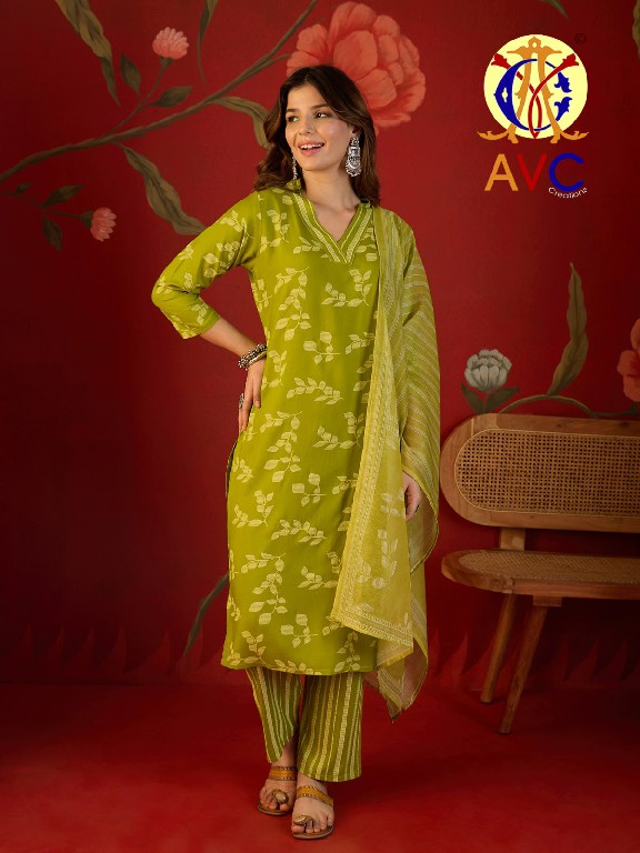 AMRUT VARSHA CREATION D.NO A21 WHOLESALE READYMADE HEAVY RAYON DAILY WEAR 3 PCS COMBO SET SUITS EXPORTER