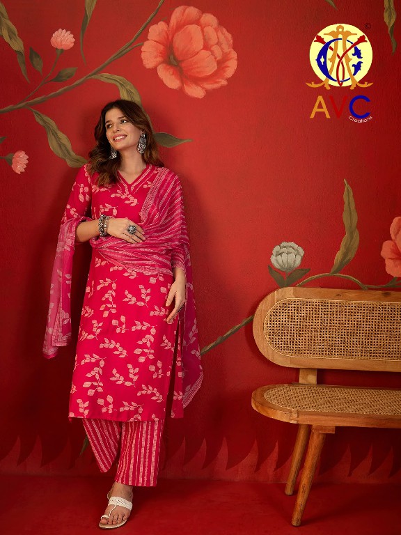 AMRUT VARSHA CREATION D.NO A21 WHOLESALE READYMADE HEAVY RAYON DAILY WEAR 3 PCS COMBO SET SUITS EXPORTER
