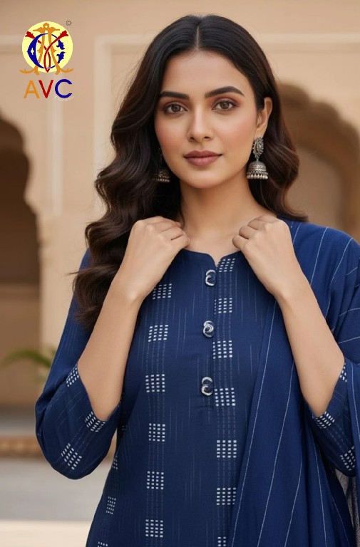 AMRUT VARSHA CREATION D.NO A22 WHOLESALE READYMADE PURE COTTON FESTIVE WEAR 3 PCS COMBO SET SUITS EXPORTER