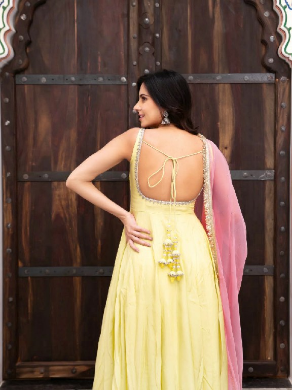 TEXTILEDEAL D.NO 6062 WHOLESALE READYMADE FOUX GEORGETTE MODERN STYLISH ANARKALI 3 PCS SUITS EXPORTER