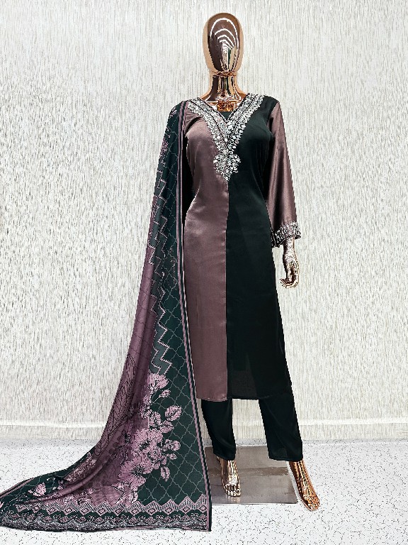 LAXURIA TRENDZ D.NO 1686 WHOLESALE READYMADE SATIN DESIGNER WEAR 3 PCS SUITS FOR WOMEN ONLINE