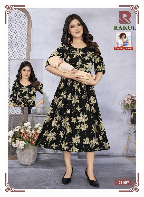 RAASHI RAKUL WHOLESALE READYMADE  VERTICAN SILK ELEGANT FEEDING KURTIS FOR WOMEN ONLINE