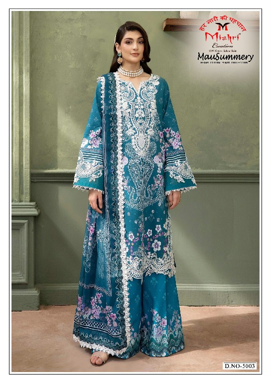 MISHRI CREATION MAUSUMMERY VOL 5 WHOLESALE COTTON PRINTED PAKISTANI CASUAL WEAR DRESS MATERIAL ONLINE