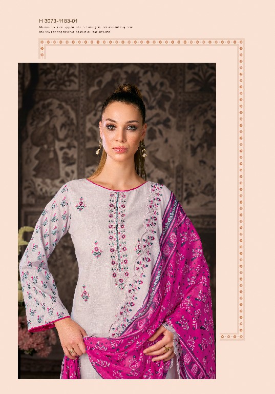 ALOK SUIT JADE LE PREMIER WHOLESALE PURE CAMBRIC WITH FANCY WORK UNSTITCH SALWAR SUITS EXPORTER