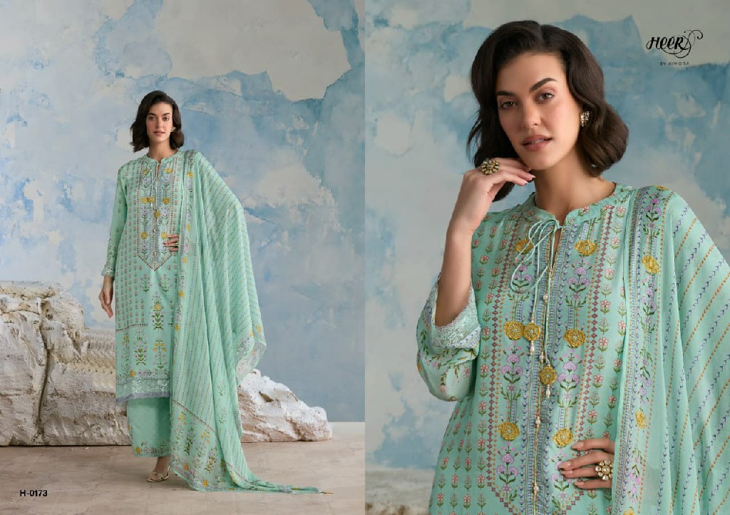 KIMORA HEER TIMELESS WHOLESALE PURE MUSLIN HANDCRAFTED EMBROIDERED UNSTITCH SALWAR SUITS FOR EXPORT