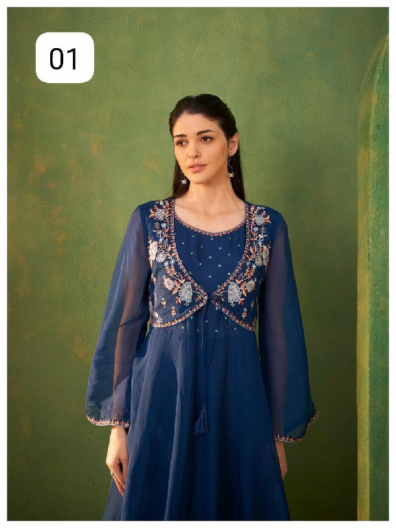 TEXTILEDEAL D.NO E1 TO E4 WHOLESALE READYMADE PURE ORGANZA FESTIVE WEAR 3 PCS SUITS FOR EXPORT