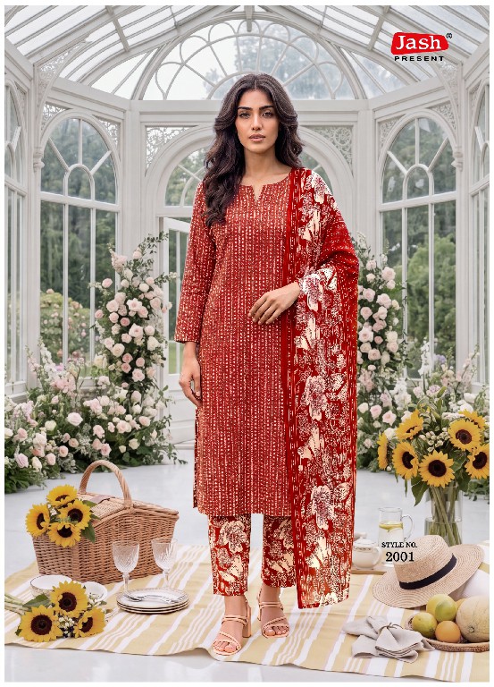 JASH GUN GUN VOL 2 WHOLESALE COTTON REGULAR WEAR DRESS MATERIAL FOR EXPORT