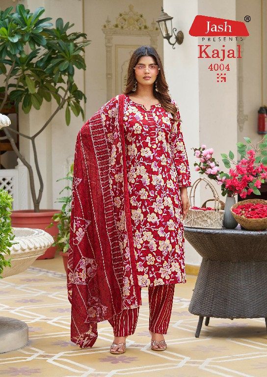 JASH KAJAL VOL 4 WHOLESALE COTTON PRINTED DAILY WEAR DRESS MATIREAL ONLINE