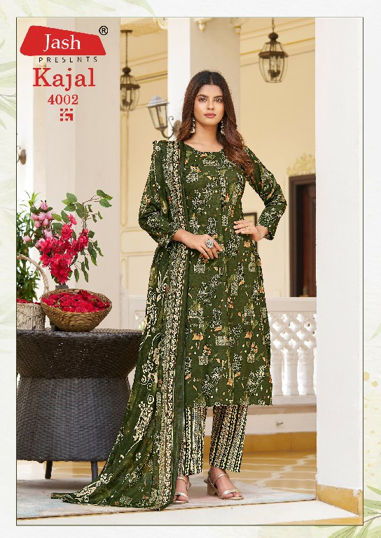 JASH KAJAL VOL 4 WHOLESALE COTTON PRINTED DAILY WEAR DRESS MATIREAL ONLINE