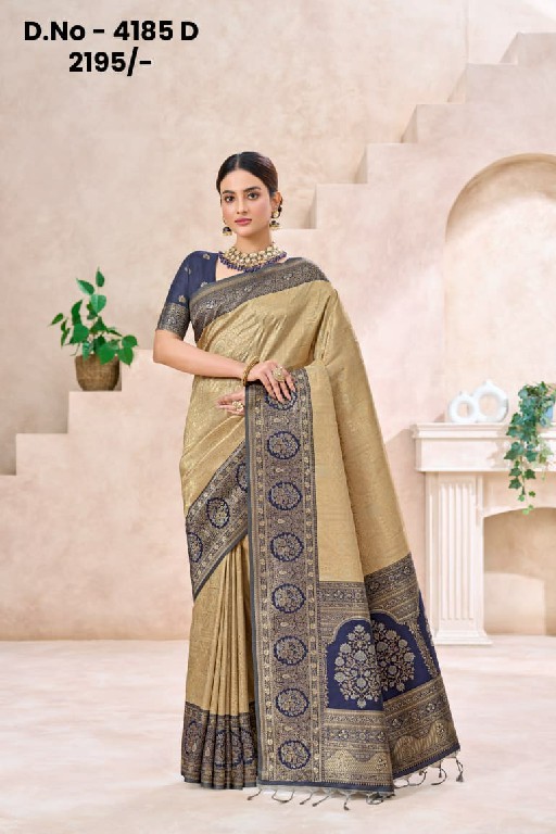 MANJULA D.NO 4185 SERIES WHOLESALE GORGEOUS KANJIVARAM SILK SAREES FOR WOMEN ONLINE