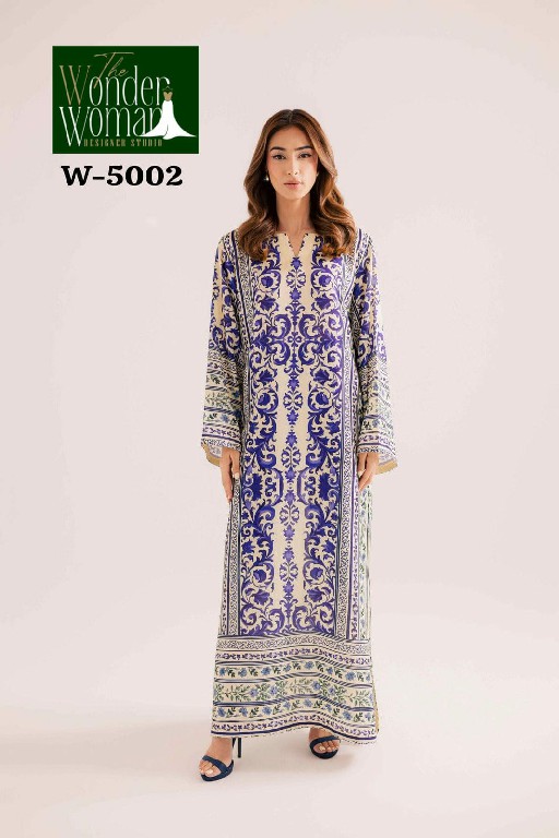 WONDER WOMAN D.NO 5002-5004-5006 WHOLESALE READYMADE MAL SATIN LONG KAFTAN COMBO FOR WOMEN ONLINE