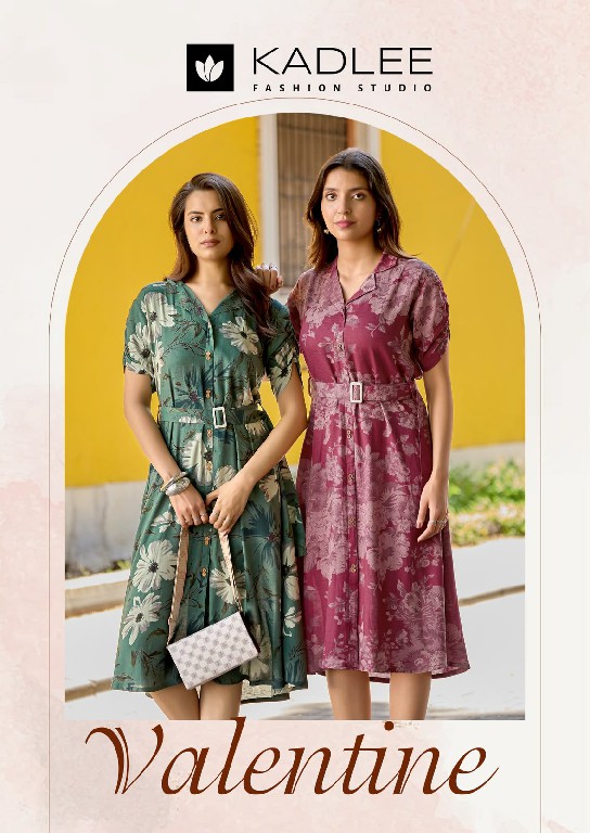 KADLEE VALENTINE WHOLESALE READYMADE RAYON FLEX PRINT MODERN STYLISH ONE PIECE DRESS FOR WOMEN ONLINE