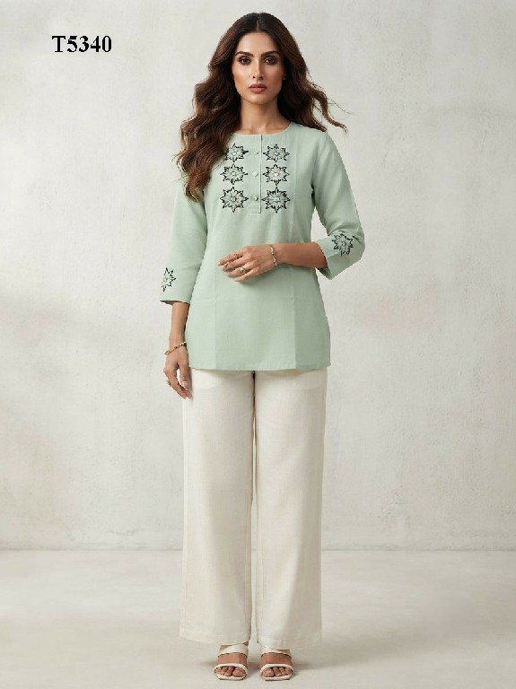 MAHOTSAV VAANYA WHOLESALE READYMADE COTTON FANCY FESTIVE WEAR SHORT TOPS FOR WOMEN ONLINE
