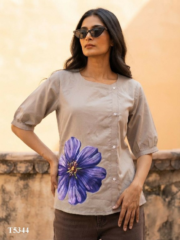 MAHOTSAV VAANYA WHOLESALE READYMADE COTTON FANCY FESTIVE WEAR SHORT TOPS FOR WOMEN ONLINE