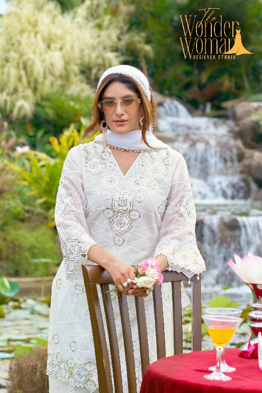 WONDER WOMAN D.NO 2170 WHOLESALE READYMADE SOFT GEORGETTE ELEGANCE 3 PCS COMBO SET SUITS SUPPLIER