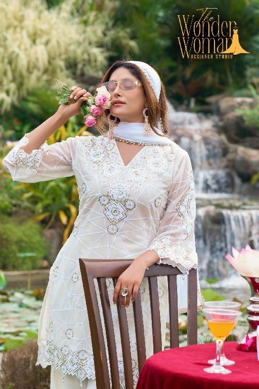WONDER WOMAN D.NO 2170 WHOLESALE READYMADE SOFT GEORGETTE ELEGANCE 3 PCS COMBO SET SUITS SUPPLIER
