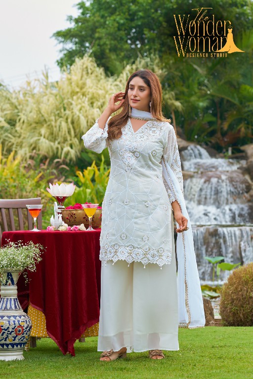 WONDER WOMAN D.NO 2170 WHOLESALE READYMADE SOFT GEORGETTE ELEGANCE 3 PCS COMBO SET SUITS SUPPLIER