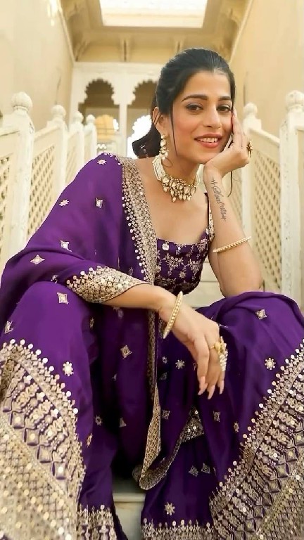 TEXTILEDEAL D.NO 5892 WHOLESALE READYMADE FOUX GEORGETTE PARTY WEAR 3 PCS SUITS EXPORTER