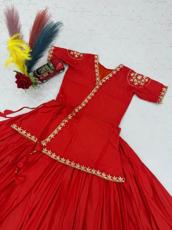 TAPI CREATION D.NO 337 WHOLESALE READYMADE CREPE SILK FESTIVE SPECIAL LEHENGA CHOLI FOR EXPORT