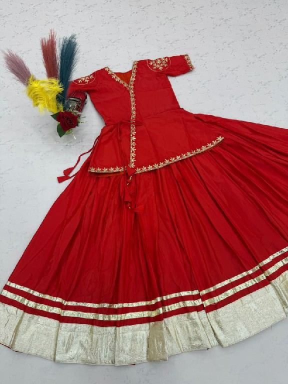 TAPI CREATION D.NO 337 WHOLESALE READYMADE CREPE SILK FESTIVE SPECIAL LEHENGA CHOLI FOR EXPORT