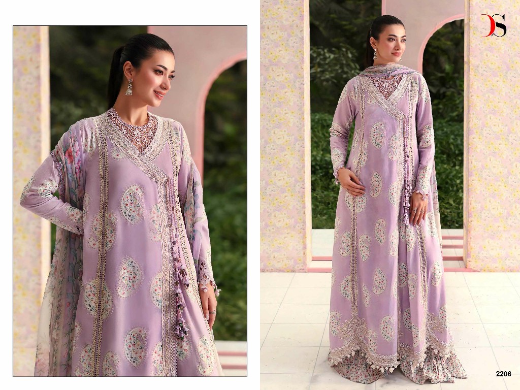 DEEPSY MARIA B M PRINT VOL 8 WHOLESALE PURE COTTON PAKISTANI UNIQUE DESIGN UNSTITCH SALWAR SUITS EXPORTER