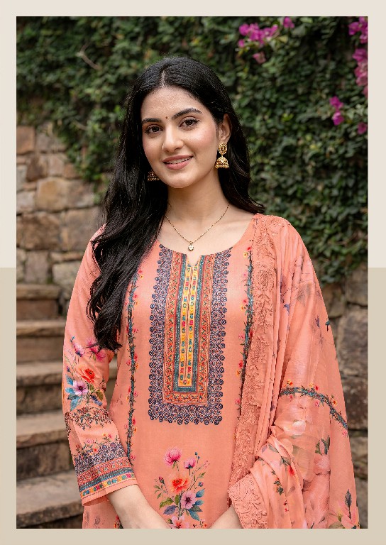 ALOK SUIT FLORENZA WHOLESALE VISCOSE MUSLIN DESIGNER UNSTITCH SALWAR SUITS SUPPLIER