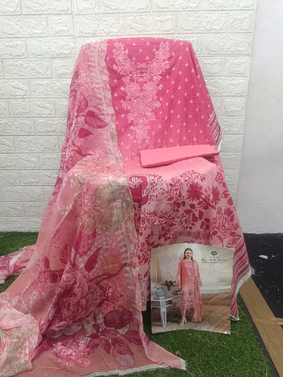 GULL JEE RUHAY SUKHAN WHOLESALE EMBROIDERED LAWN ORIGINAL PAKISTANI UNSTITCH SALWAR SUITS SUPPLIER