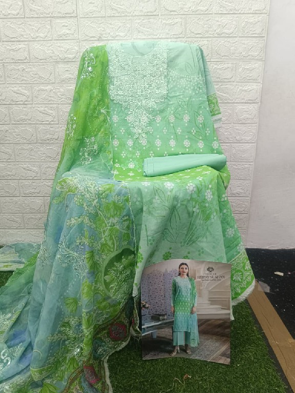 GULL JEE RUHAY SUKHAN WHOLESALE EMBROIDERED LAWN ORIGINAL PAKISTANI UNSTITCH SALWAR SUITS SUPPLIER