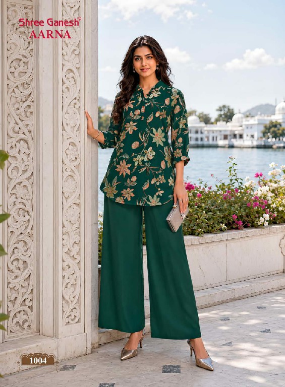 SHREE GANESH AARNA VOL 1 WHOLESALE READYMADE PREMIUM VERTICAN TRENDING CORD SET FOR EXPORT