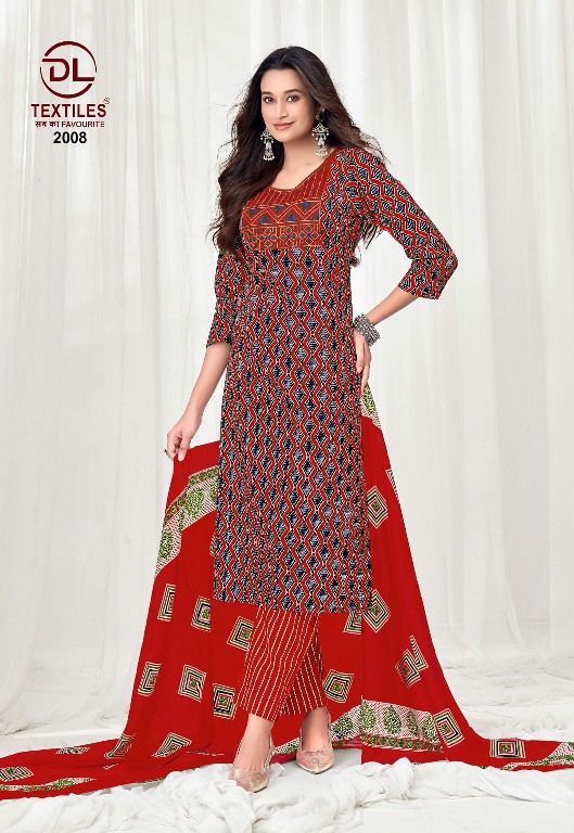DL TEXTILES ROYAL AJRAKH VOL 2 WHOLESALE READYMADE COTTON WITH WORK BIG SIZE PRETTY LOOK 3 PCS SUITS EXPORTER