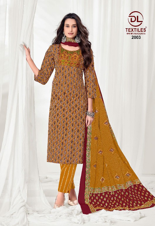 DL TEXTILES ROYAL AJRAKH VOL 2 WHOLESALE READYMADE COTTON WITH WORK BIG SIZE PRETTY LOOK 3 PCS SUITS EXPORTER