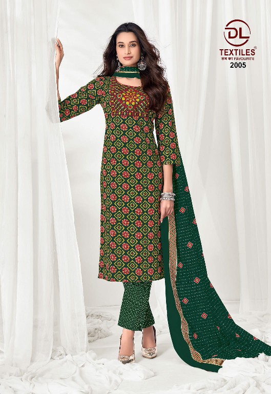 DL TEXTILES ROYAL AJRAKH VOL 2 WHOLESALE READYMADE COTTON WITH WORK BIG SIZE PRETTY LOOK 3 PCS SUITS EXPORTER