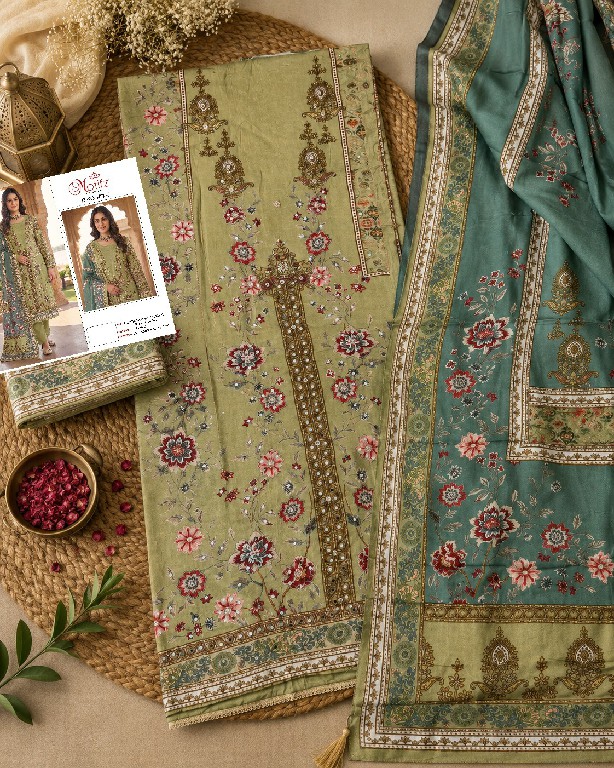 MOTIFZ D.NO 5431 WHOLESALE PURE VISCOSE MUSLIN BEAUTIFUL UNSTITCH SALWAR SUITS EXPORTER