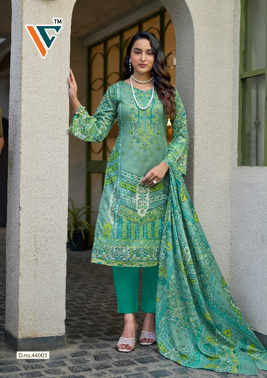 VANDANA CREATION KARACHI KING VOL 44 WHOLESALE SOFT COTTON PAKISTANI DAILY WEAR DRESS MATERIAL SUPPLIER