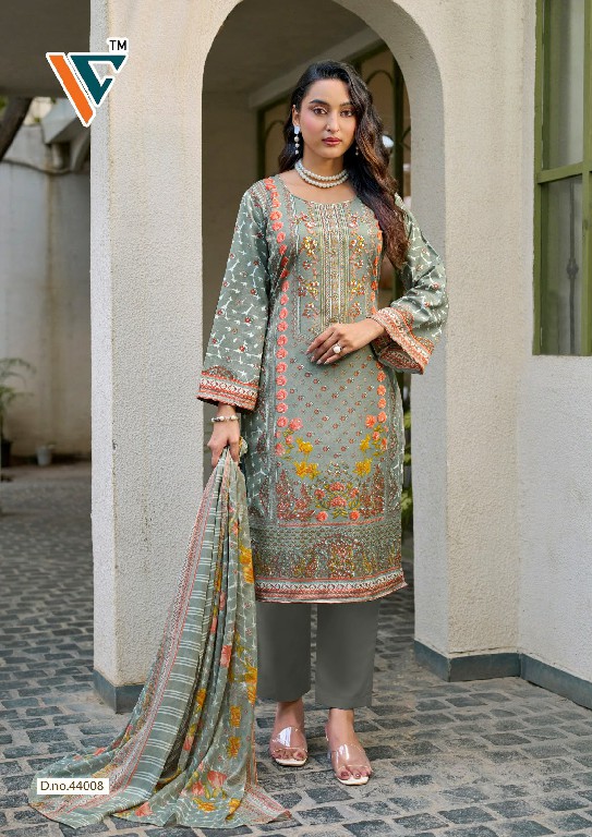 VANDANA CREATION KARACHI KING VOL 44 WHOLESALE SOFT COTTON PAKISTANI DAILY WEAR DRESS MATERIAL SUPPLIER